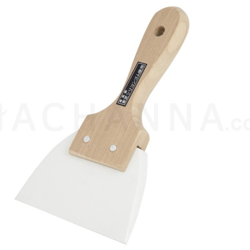 SHIMOTORI Rubber Spatula with Wooden Handle