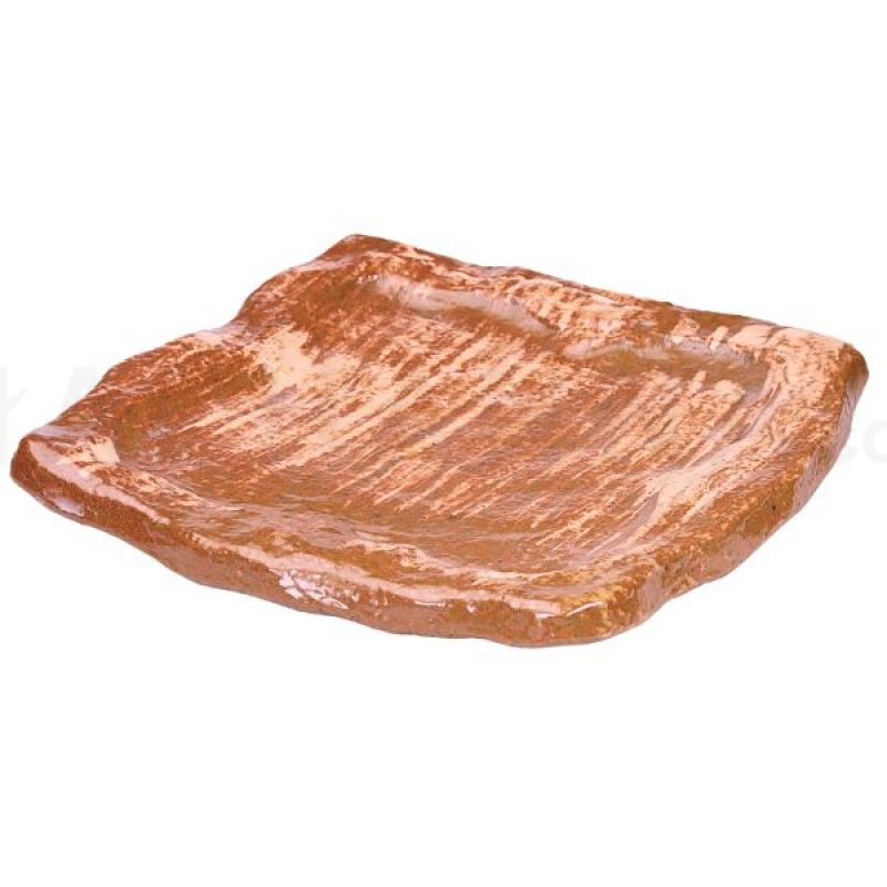 Square Plate 22.5 cm (Shiitake)