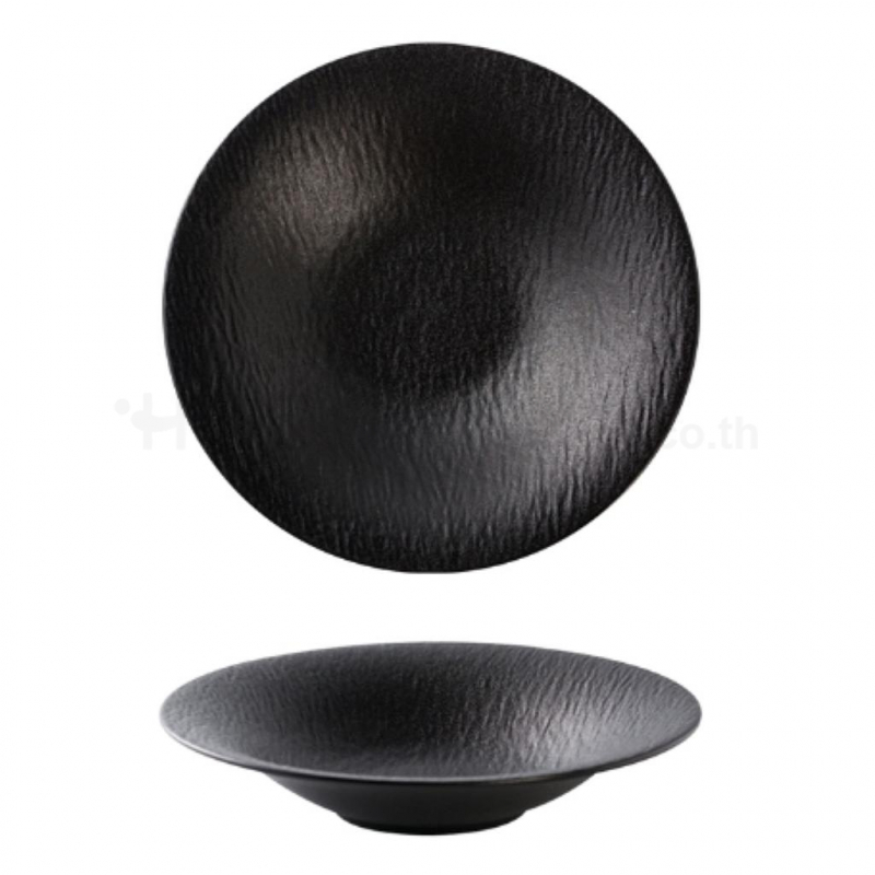 Shallow Plate 11" (Black Stone)